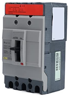 PULMAC Disjoncteur Disjoncteurs électriques à boîtier moulé Interrupteur MCCB NSC60E 4P 15A 20A 25A 30A 40A 50A 60A (Size : 4P, Color : 60A)