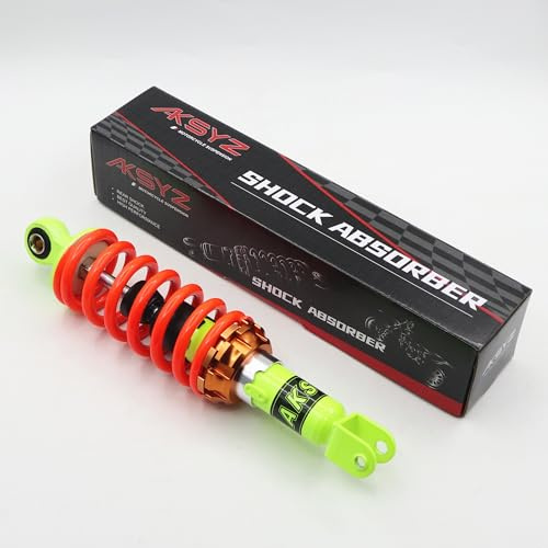AKSYZ - Ammortizzatore di sospensione posteriore (280 mm, compatibile con Honda Navi110 Dio50 Yamaha Bw's50 Aerox50 100 Jog50, ecc. 50cc, 100cc, 125 CC, scooter