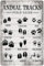 Geroclonup Animal Tracks – Feldführer-Schild, Metall-Blechschild, 30 x 40 cm, Wandkunst, Dekoration, Bauernhaus, Zuhause, rustikale Dekoration, Geschenke, Esszimmer, Restaurant, Café, Geschäft