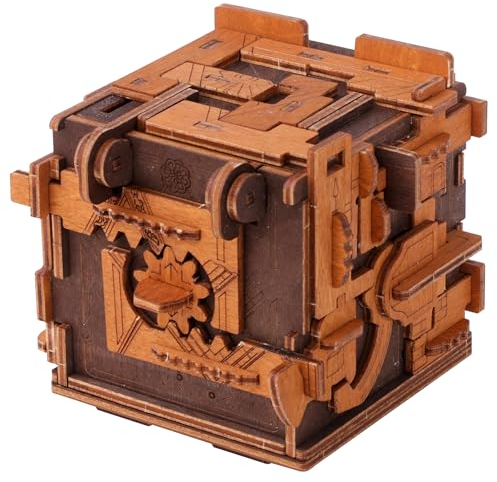 WOODEN.CITY Escape Room Puzzle Box, Clue Box, Rätselbox, Geburtstagsgeschenk für Männer, Puzzle Brain Teasers für Erwachsene, Hobby, Geschenk