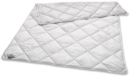Böhmerwald Exclusiv - Coperta in pelo di cammello, anallergica, 100% peli di cammello, peso imbottitura: 1100 g, classe di calore: leggera, dimensioni: 200 x 250 cm, standard Oeko-TEX 100, bianco
