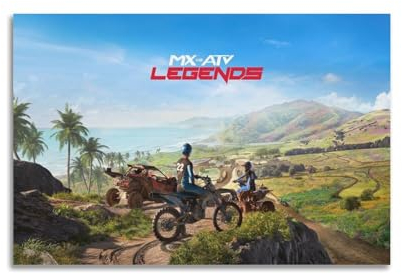 Therapi MX Vs ATV Legends Spielposter, dekoratives Gemälde, Leinwand, Wandposter und Kunstdruck, moderne Familienschlafzimmer-Dekoration, Poster, 60 x 90 cm