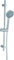 Vigour V1BG601 Duschgarnitur 1.0 m Stange 60 cm kürzbar Schlauch & Handbrause 1-fach Strahl Silber Chrom Wandmontage