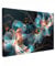 MuchoWow© Wandbilder Groß 120x80 cm XXL Schlafzimmer Home Deko Wohnung Bild Wohnzimmer Fotoleinwand Wand Bilder Leinwand Wall Decor Blumen - Schwarz - Licht - Flora