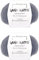Mohair Seidengarne für das Stricken, Lana Gatto Luxury Silk Mohair Line, 50 gr., 424 mt, (Grau - 30480, 2)