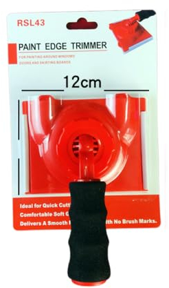 Trim Paint Edger, Handgehaltener sauberer Schnitt Paint Edger Pinsel Farbkantenroller Pinsel, Multifunktionale Latex-Farbkanten-Pinsel für Wand, Ecken,Farbkanten Pinsel, Pinsel, Werkzeuge
