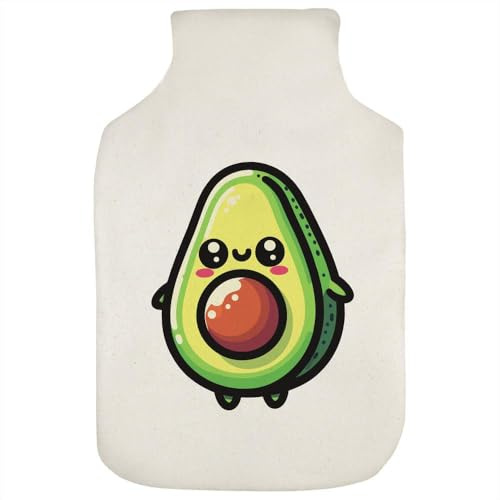 'Cute Kawaii Avocado' Hot Water Bottle Cover (HW00036600)