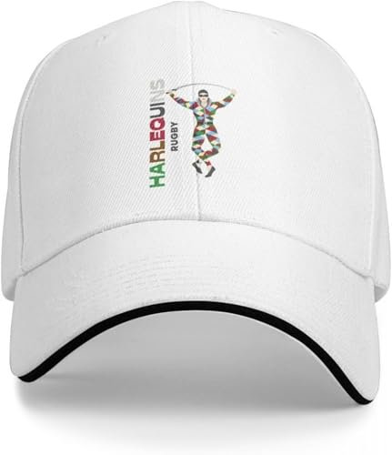 Baseballmütze Hip Hop Sonnenhut Harlequins Rugby Essential Cap Baseballmütze Wandermütze Herrenmütze Damen Geburtstagsgeschenk
