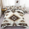 CozyRest Drucken Bettwäsche Set 135x200 cm 3teilig mit Reißverschluss Weiche Schlafkomfort Schicke Geometrie Bettbezug Indianer Kinderbettwäsche mit Kissenbezug 80x80 cm, Einzelbett