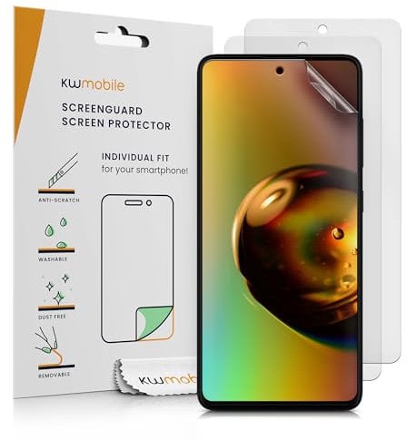 kwmobile 3X Folie matt kompatibel mit Samsung Galaxy A51 - Displayschutzfolie Schutzfolie - Displayschutz Displayfolie entspiegelt