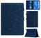 Rosbtib Coque pour Lenovo Tab M10 FHD Plus 2020/Tab K10 2021 10.3 TB-X606F/X606X/X606V/X6C6F/X6C6X boîtier avec Support avec Fente pour Carte, Motif Hexagonal structuré Housse en Similicuir, Bleu