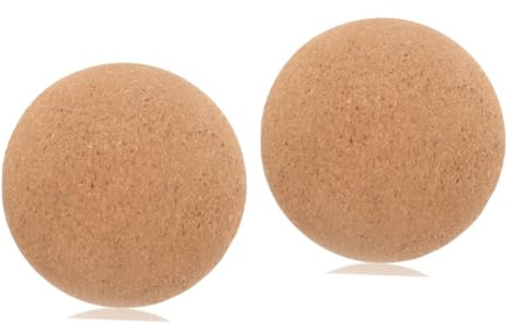 Toddmomy Kork Faszienball Yoga Faszienball Yogazubehör Faszienball (Durchmesser 8cm) Übungsbälle weiche Bälle Nackenmassage Massage Balls massageball Muskel Rollerball Rollkugel