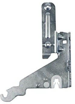 easyPART passend für BOSCH 12005775 Türscharnierhebel Hebelscharnier rechts | Spülmaschine Siemens Balay Gaggenau, Passender Scharnierhebel für links, BSH-Gruppe- 12005776, 00645029, 00750327, 00754148