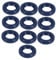Abaodam 10Pcs Crankshaft Oil Seal for Chainsaw Repair Compatible with Stihl Durable Heat Resistant Sealing Accessories for Easy Installation