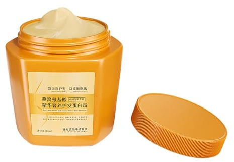 Amino Acid Luxury Nourishing Hair Protein Cream | Aminosäuren Haarmaske für Trockenes, Strapaziertes Haar | Aminosäure Haarprotein Deep Moisture Conditioner | Reparierende Haarmasken (1 pc, 1)