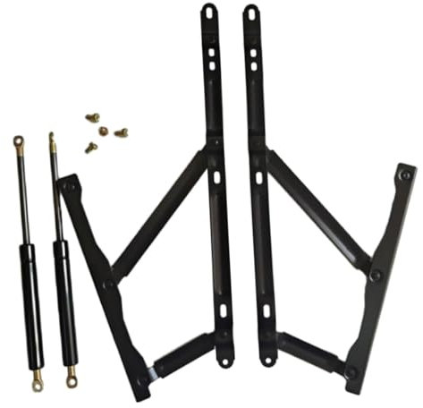 Bettscharniere mit Gasdruckfedern für Sofa und Möbel, 2 Stück, zusammenklappbares Design für den Heimgebrauch