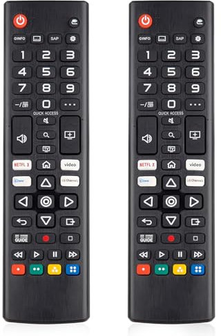 (Pack of 2) Universal Remote for All LG Smart TV, Replacement Compatible All LG LCD LED OLED UHD HDTV 3D 4K Smart TV Remote Control