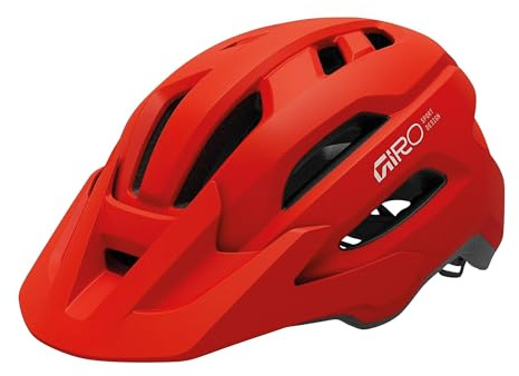 Giro - Fixture II Helme - Erwachsene Unisex - Schutzausrüstung, Fahrradhelm, Freizeithelm, Helm für Freizeitradfahren, Flammenrot, UA