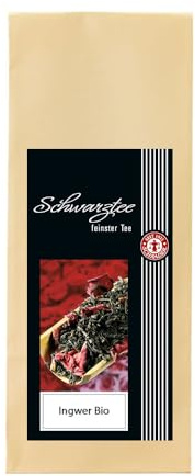 Schrader | Schwarzer Tee | Ingwer | Bio | lose | Gewürznote | 125 g