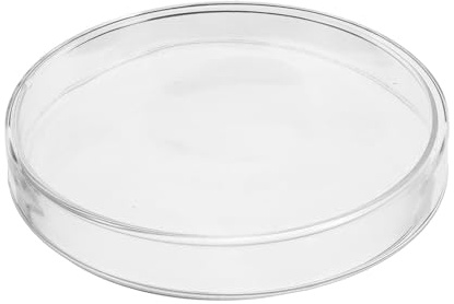 AMUSLESUR Autoklavierbare Glas Petrischalen 180mm aus Borosilikatglas mit Deckel Hitzebeständige Kulturschalen für Biologische Experimente und Sterile Zellkulturen
