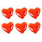 eBuyGB Pack of 6 Reusable Instant Gel Hand Warmer (Red Heart)
