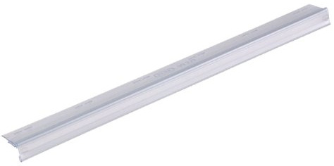 Elba Pendelsichtleiste, 200x10x17 mm, aus PVC, farblos, 50er Pack