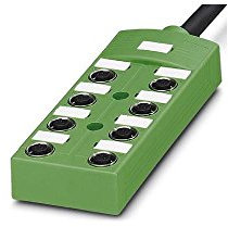 PHOENIX CONTACT SACB-8/16-10.0PUR SCO Sensor/Aktor-Box-Grundgehäuse, Stundard Anwendung, M12-Speedcon-Buchse Metall Anschlussart, 8 Steckplätze, 5 Polzahl, A - Stundard Kodierung