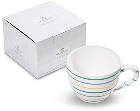 GMUNDNER KERAMIK Teetasse Maxima Füllmenge : 0.4 Liter Buntgeflammt Geschirr, handgemacht in Österreich