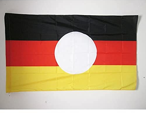 AZ FLAG Bandiera Repubblica Democratica Tedesca Senza Stemma 150x90cm - Bandiera Germania EST - DDR 90 x 150 cm Foro per Asta