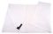 TigerTie Damen Nickituch Halstuch in weiss einfarbig Uni - Tuchgröße 60 x 60 cm - 100% Baumwolle