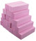 Soleebee Lime e buffer per unghie Mattoncini Buffer Blocchi per levigatura Chiodo Tampone per lucidatura professionale Bloccante per chiodo Bloccante in corindone Tampone (20 pezzi Rosa)