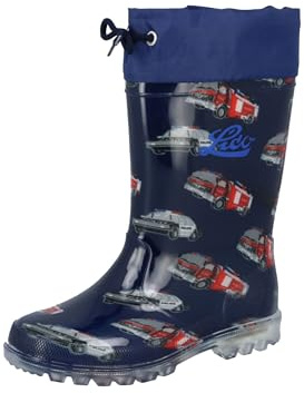 Lico Powerlight W Blinky Jungen Gummistiefel, Marine/ Rot/ Blau, 35 EU
