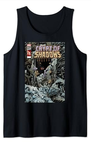 Marvel 80 Years Crypt Of Shadows Comic Cover Tank Top