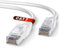 Mr. Tronic Cable Ethernet Cat 7 De 20m, Cable de Red LAN Con Conectores RJ45 Para una Conexión a Internet Rápida & Fiable - Cat7 con Conexión | Internet SFTP (20 Metros, Blanco)