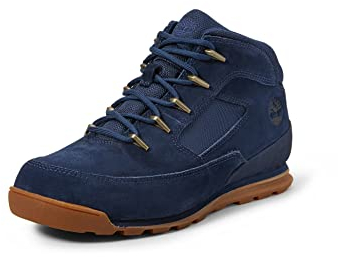 Timberland Euro Rock Heritage L/F, Stivali Uomo, Navy Suede, 41.5 EU