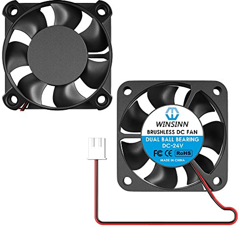 WINSINN Dual Ball Bearings 40mm Fan Brushless Cooling 24V 4010 40mm10mm （Pack of 2Pcs)