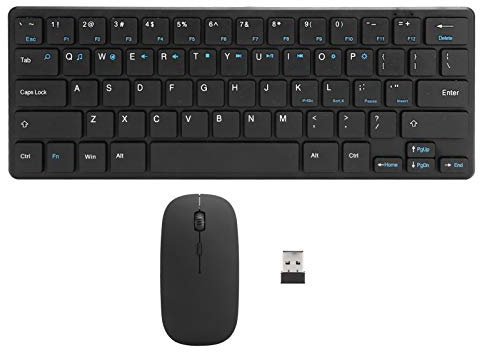 VBESTLIFE Ensemble Clavier-Souris, USB 2.4G, Clavier et Souris sans Fil, Accessoires informatiques, Pas de Bruit, Ergonomique