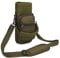 Verve Jelly Water Bottle Carrier with Adjustable Shoulder Hand Strap 2 Pocket Nylon Waterproof Sports Water Bottle Phone Carrier for Outdoor Hiking Travelling Camping (Army Green)