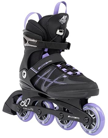 K2 30G0213 Inline Skates, Schwarz - Lavendar, EU: 42 (UK: 8 / US: 10.5)