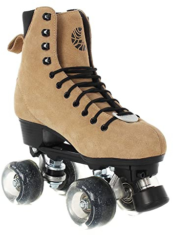 Skates Luna Quad Roller Figur Rollschuhe (Savannah beige, EU40/ UK6.5 / US 9/25.8cm)