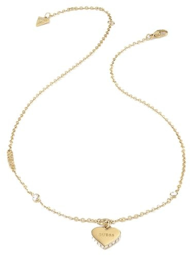 GUESS Damen-Kette Edelstahl Zirkonia One Size, Gold 32023475
