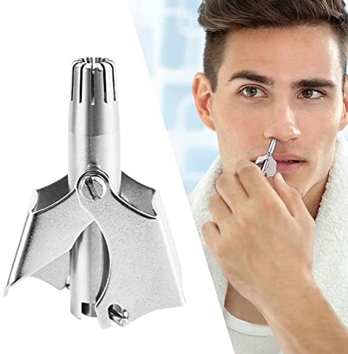 Cortapelos Manual para Oreja y Nariz, Recortadora de Pelo, Nose Trimmer, Indoloro, Lavable, para Hombres y Mujeres, 1 Pieza