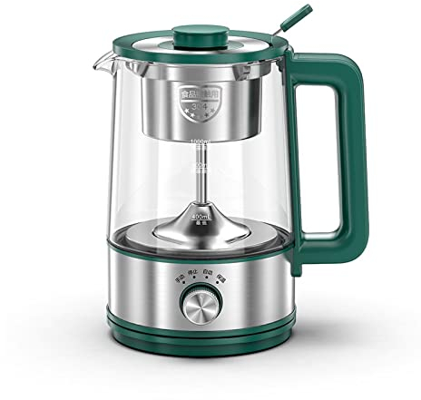 XiVue Caffettiera Caffettiera Caffettiera a Goccia Caffettiera a Vapore Portatile Domestica Caffettiera Piccola in Vetro Moka Caffettiera (Colore : Verde) (Verde)