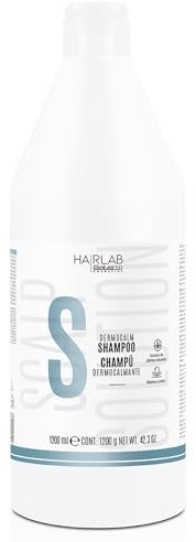 SALERM - Shampoo für Empfindliche Kopfhaut - Hair Lab Dermo-Calming Shampoo - 1200 ml - mit Hamamelis, Rosmarin, Minze und Thymian - Sanfte und Zarte Reinigung - Parabenfrei