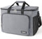 unycos - Bolsa Térmica Porta Alimentos【20L】 Nevera Portátil, Lunch Box Impermeable, Hermética e Isotérmica, Porta Fiambrera de Gran Capacidad para Almuerzo, Oficina, Viaje, Pícnic o Colegio (Gris)