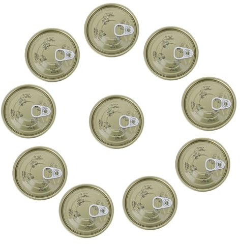 Cabilock 10piezas Unidades Latas De Almacenamiento Con Tapa Hermética Para Alimentos Resistentes y Duraderas Para Cocina y Comida De Mascotas