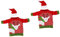 MAGICLULU 2pièces à Vin Décoratif Tricot pour Noël Housse De Bouteille avec Motif Renne De Bouteille De Vin pour Fêtes