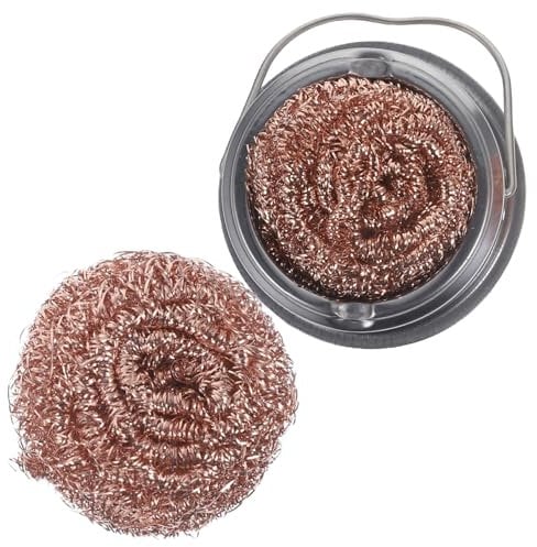 KICHOUSE Soldering Iron Tip Cleaner Wire Cleaning Tool for Soldering Iron Clean Filter Pads Remove Oxide