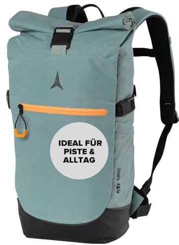 ATOMIC DAYPACK I Rucksack für Outdoor-Aktivitäten I 45x30x15cm großer Tagesrucksack mit drei Hauptfächern aus wasserabweisenden Material I Sportrucksack zum Wandern, Skifahren oder Reisen