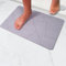 Pure 4Home - Stone Bath Mat | Badematte Stein | Diatomite Stone Bath Mat | 60cm x 39cm Stein Badematte Quick Dry | Seinmatte Badezimmer | Stone Quick Drying Mat (Mosaico Gray)
